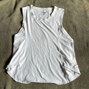 Old Navy, active girls large 10/12 breathable, lightweight white tank top.